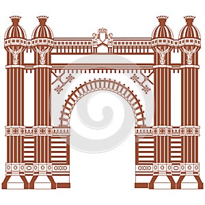 Arc de Triomph in Barcelona