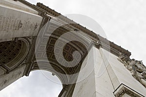 The Arc de Triomphe