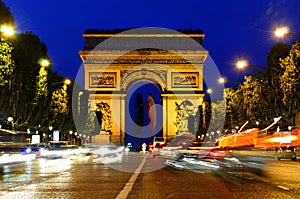 Arc de Triomphe - Arch of Triumph, Paris, France