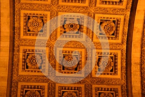 Arc de Triomphe ceiling in Paris