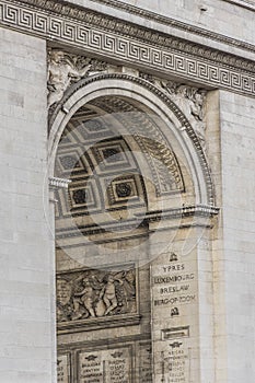 Arc de Triomphe de l'Etoile on Charles de Gaulle Place, Paris, France