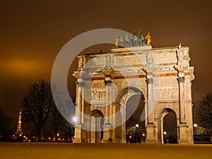 Arc de Triomphe du Carrousel in Paris