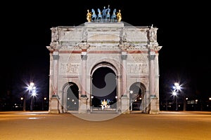 The Arc de Triomphe du Carrousel in Paris