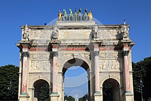 Arc de Triomphe du Carrousel in Paris, France