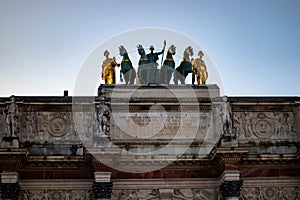 Arc de triomphe du Carrousel, Paris, France