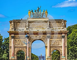 Arc de Triomphe du Carrousel Paris France