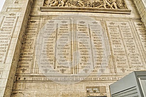 Arc de triomphe etoile in Paris