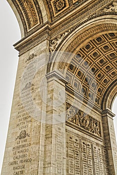 Arc de triomphe etoile in Paris