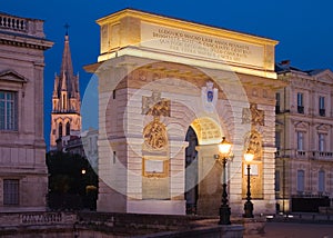 Arc de triomphe, Montpellier, France