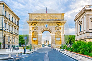 Arc de Triomphe in Montpellier, France