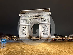 The Arc de Triomphe, Paris