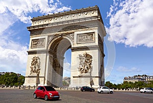 Arc de Triomphe in Paris Arch of Triumph