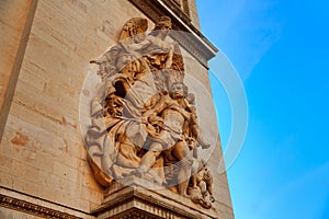 Arc de Triomphe in Paris Arch of Triumph