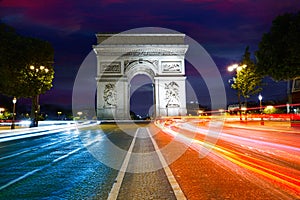 Arc de Triomphe in Paris Arch of Triumph