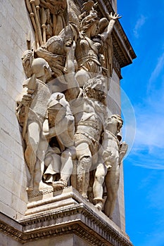 Arc de Triomphe in Paris Arch of Triumph