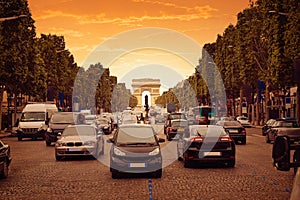 Arc de Triomphe in Paris Arch of Triumph