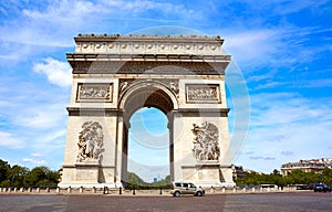 Arc de Triomphe in Paris Arch of Triumph photo