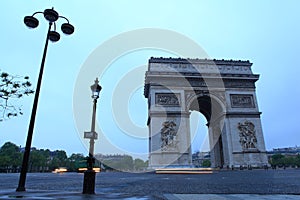 Arc de Triomphe Paris city