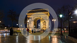 Arc de Triomphe, Paris, France