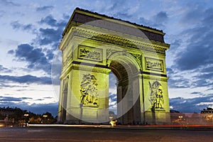 Arc de Triomphe in Paris photo