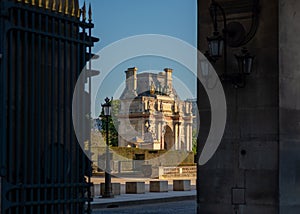 Arc du Carrousel near the Louvre museum, Paris