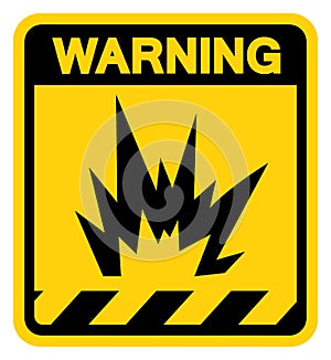 Arc Flash Hazard Warning Sign, Vector Illustration, Isolate On White Background Label .EPS10