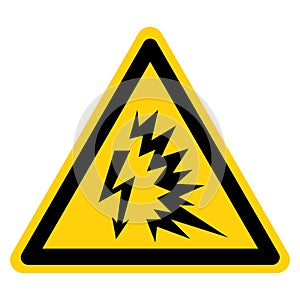 Arc Flash Symbol Sign, Vector Illustration, Isolate On White Background Label .EPS10