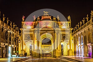 Arc Here on the Place Stanislas in Nancy - France