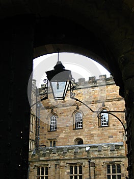 Arc and lamp in Durham Castle