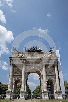 Arc of Peace in Milan, Italy