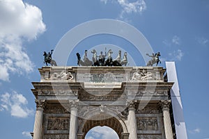 Arc of Peace in Milan, Italy