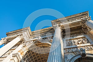 Arc of Peace in Milan. Milano, Arco della Pace