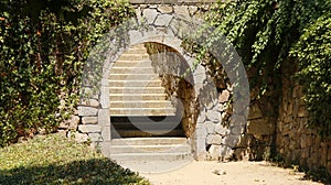 An arc and a stairway