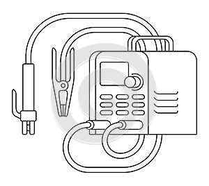 Arc welding invertor in thin line