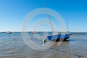 Arcachon Bay, France, view over the dune of Pyla