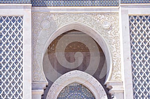 Arcade design of HassanII Mosque ,Casablanca