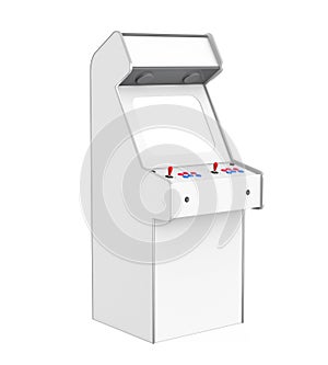 Arcade Game Machine Isolated