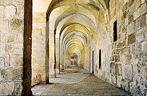 Arcade in Jerusalem.