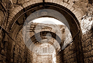 Arcade in Jerusalem