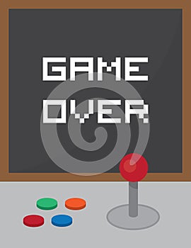 Arcade Joystick Game Over