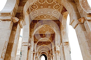 Arcade King Hassan II Mosque, Casablanca