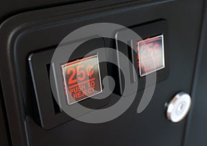Arcade Machine Coin Slot Panel