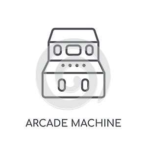 Arcade Machine linear icon. Modern outline Arcade Machine logo c