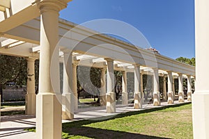 The arcade situated within the Jardins del Turia gardens photo