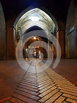 Arcades of Bologna, Emilia-Romagna, Italy