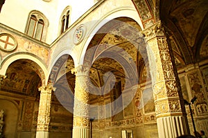 Arcades in firenze museum photo