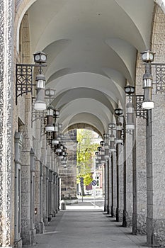 Arcades in Goerlitz, Germany