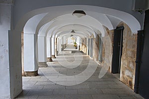 Arcades in merida, spain