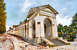 Arcades of Mount Berico in Vicenza, Italy photo