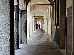 Arcades in Padua, Italy